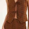 SUMMERY Copenhagen Bonnie Vest Vest 627 Almond