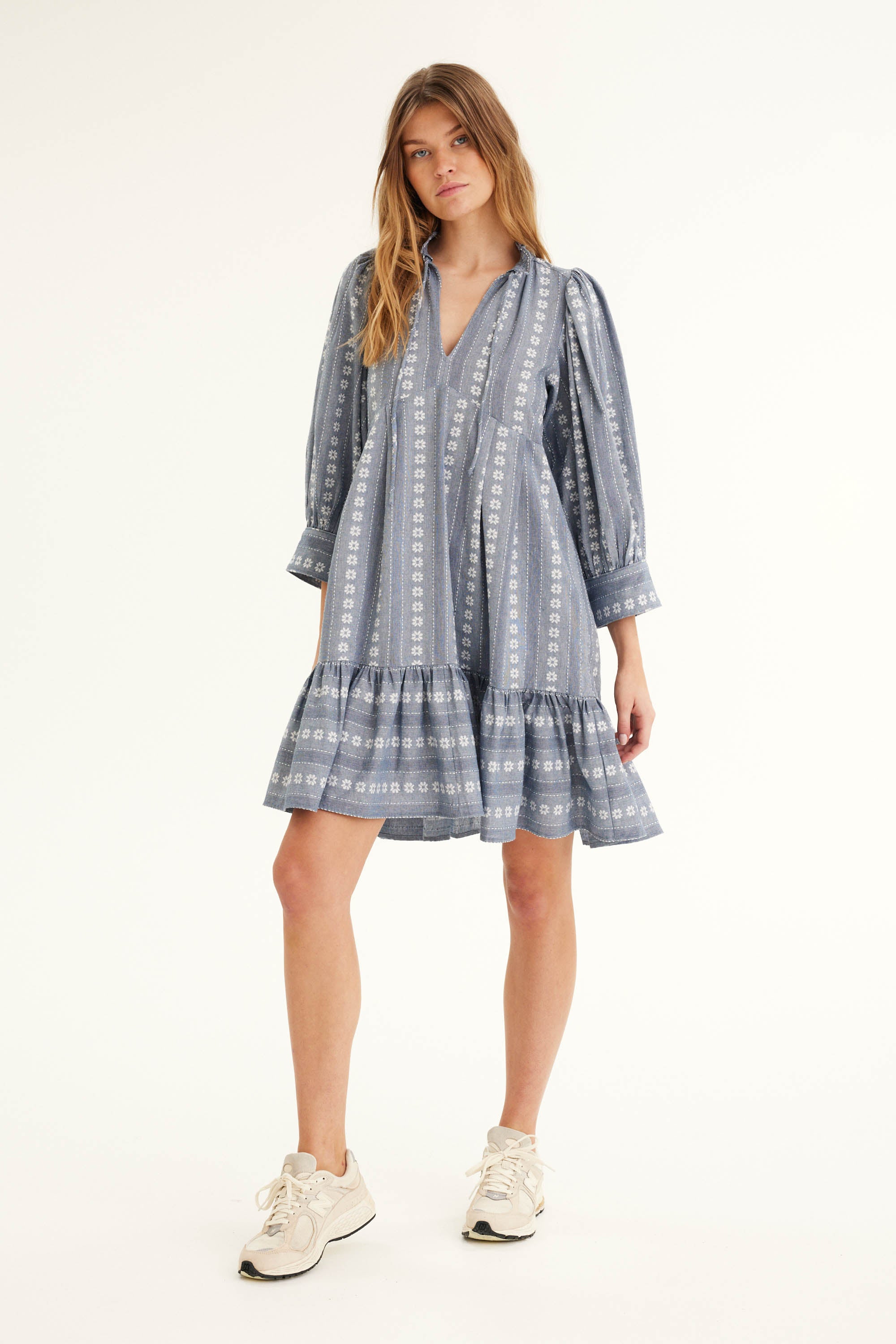 SUMMERY Copenhagen Caia Dress Dress 631 Bluestone