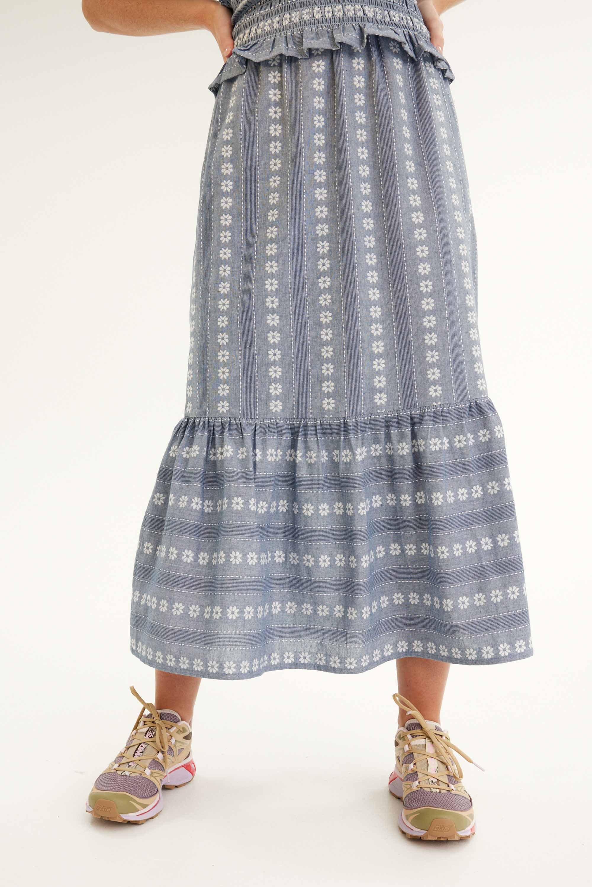 SUMMERY Copenhagen Caia Skirt Skirt 631 Bluestone