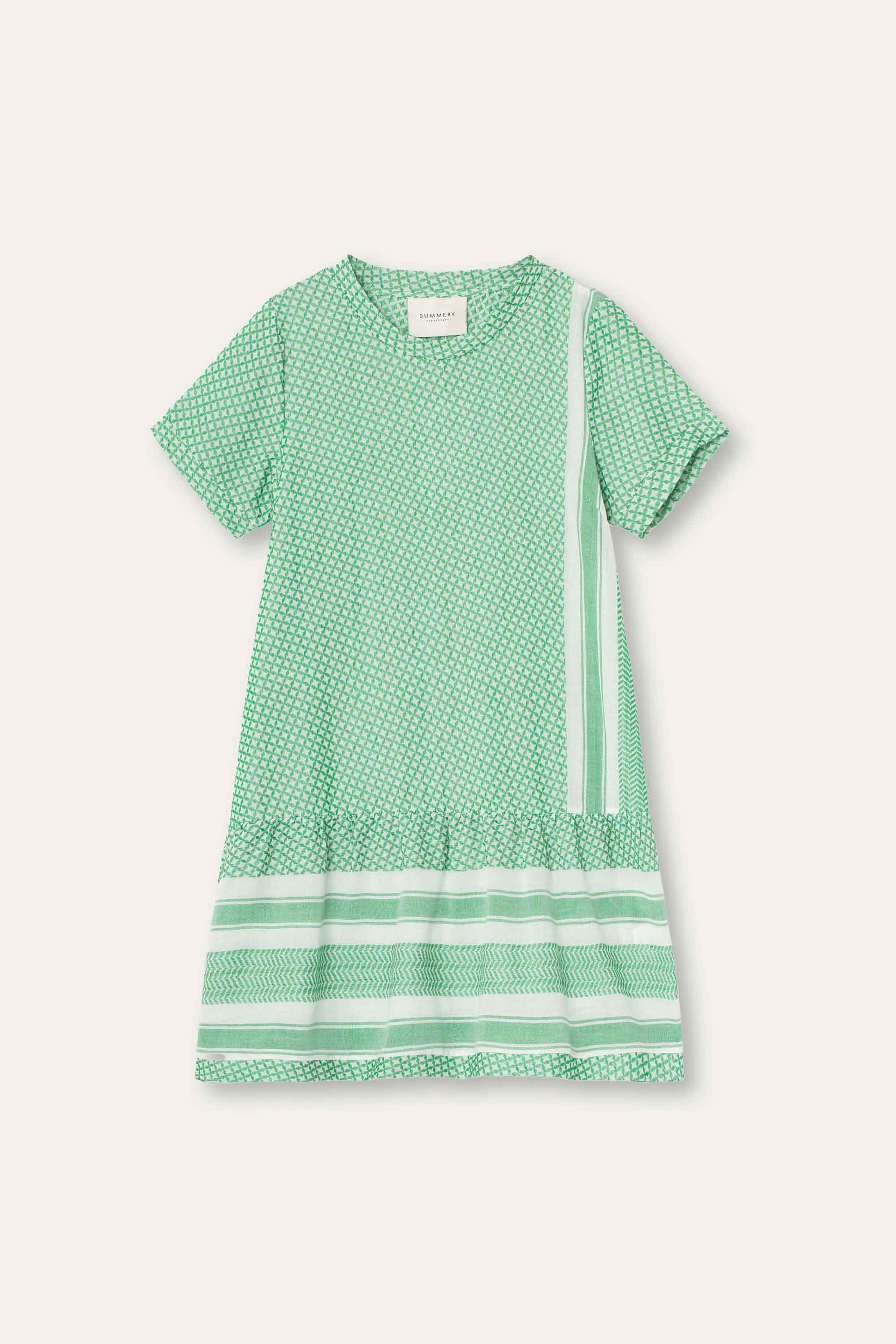 SUMMERY Copenhagen Dress 2 O Short Sleeves Dress 560 Fern Green
