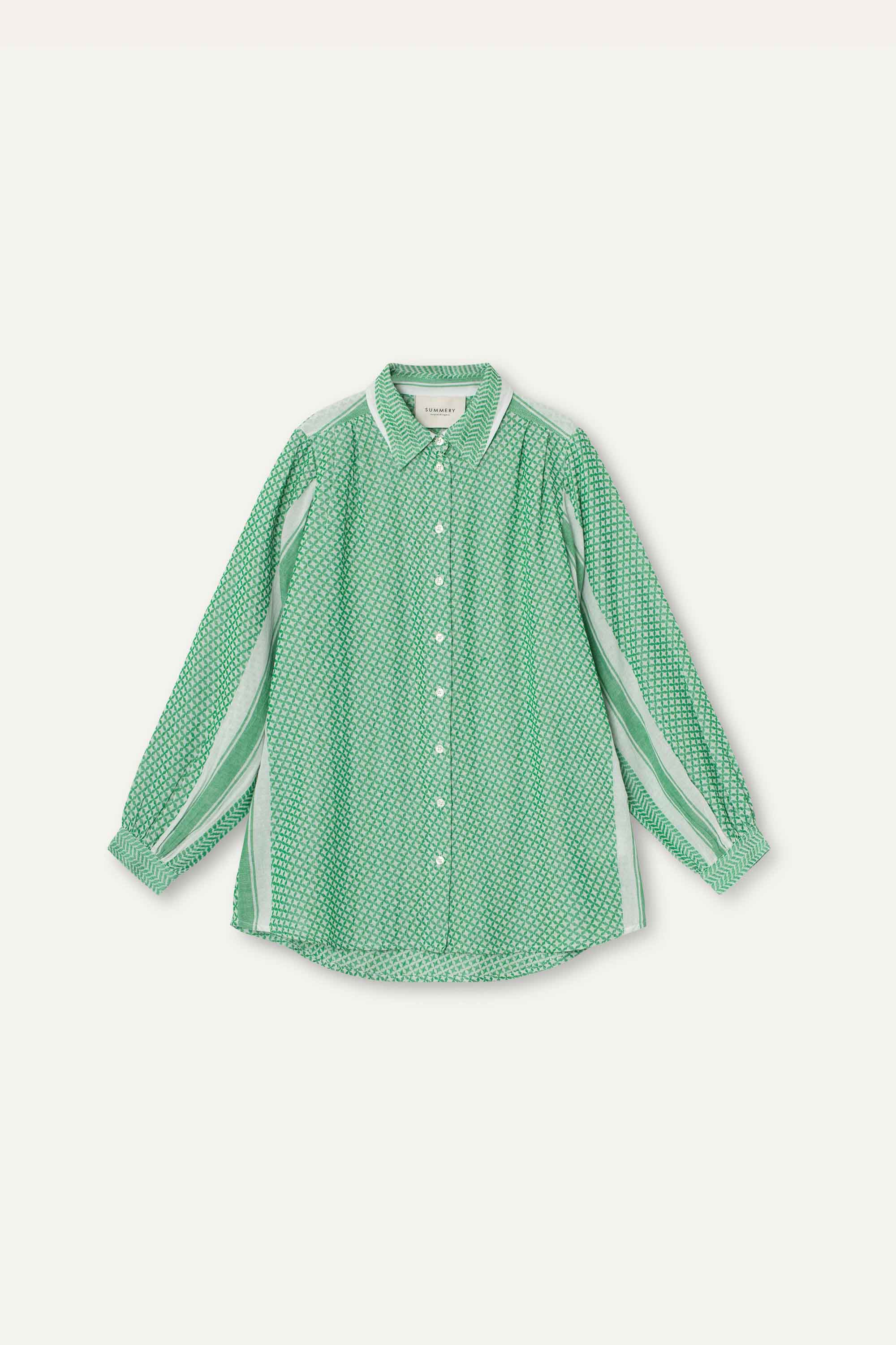 SUMMERY Copenhagen Gaia Shirt Shirt 560 Fern Green