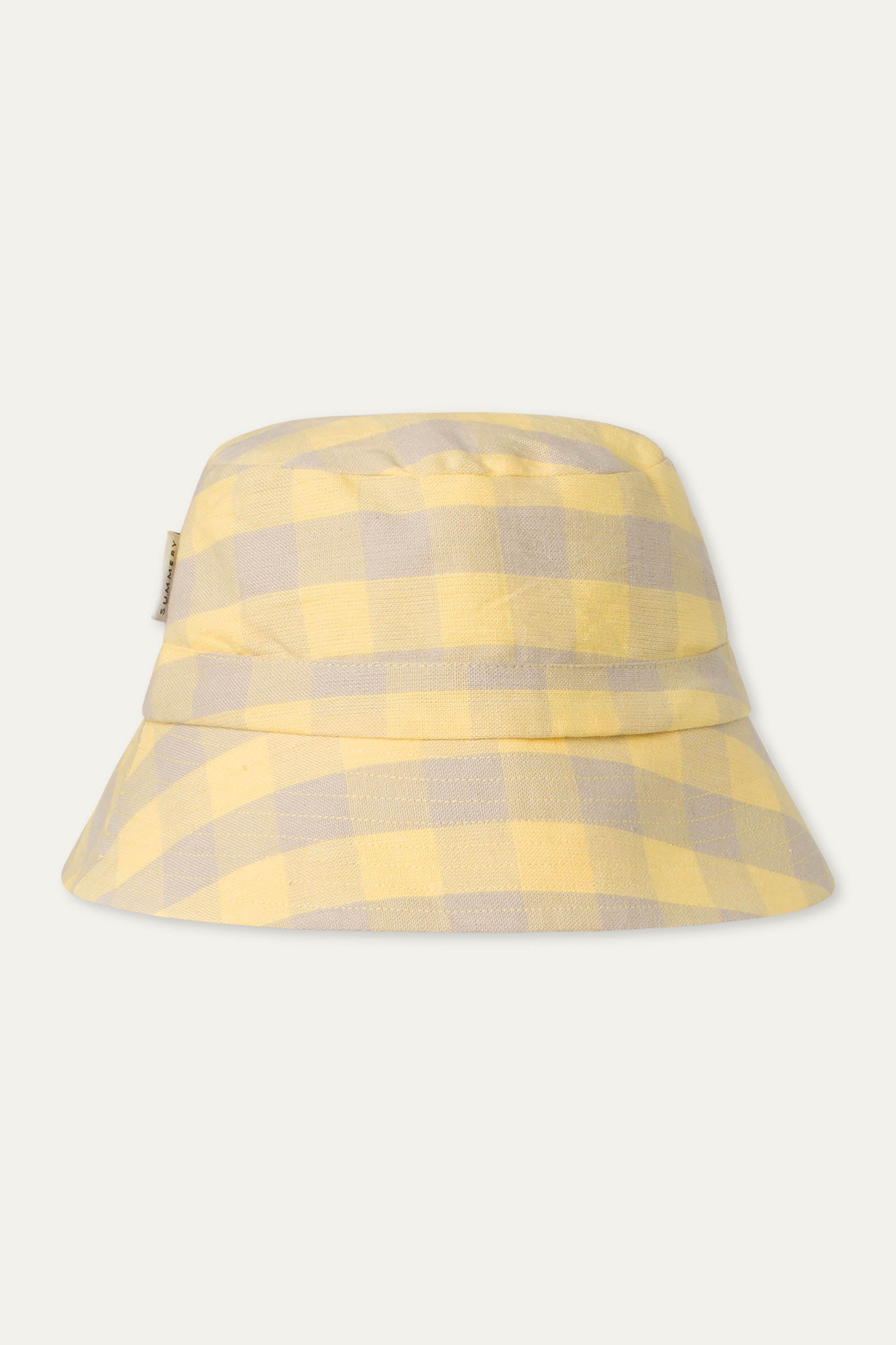 SUMMERY Copenhagen Mio Bucket Hat Accessories 470 Doeskin/Lemon Drop