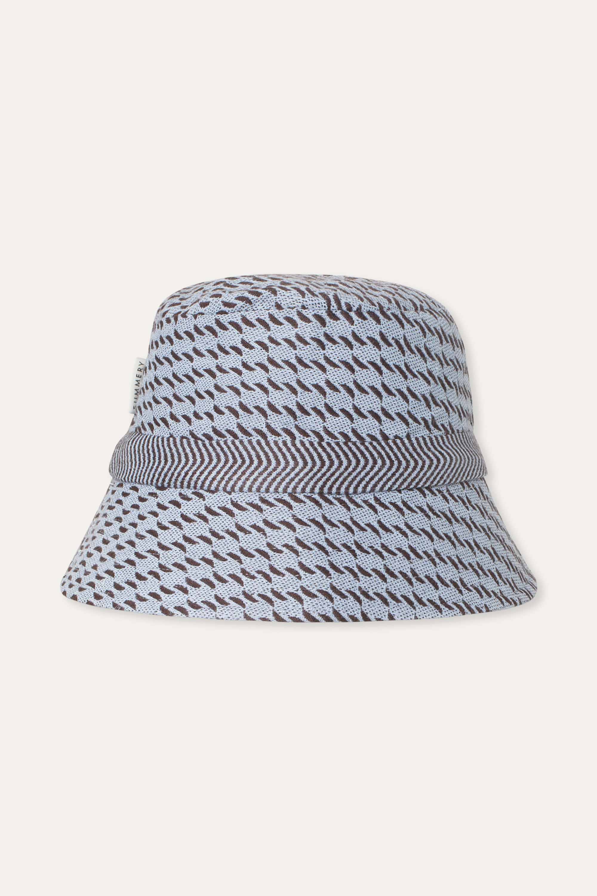 SUMMERY Copenhagen Mio Bucket Hat Accessories 477 Blue Heron/Chestnut