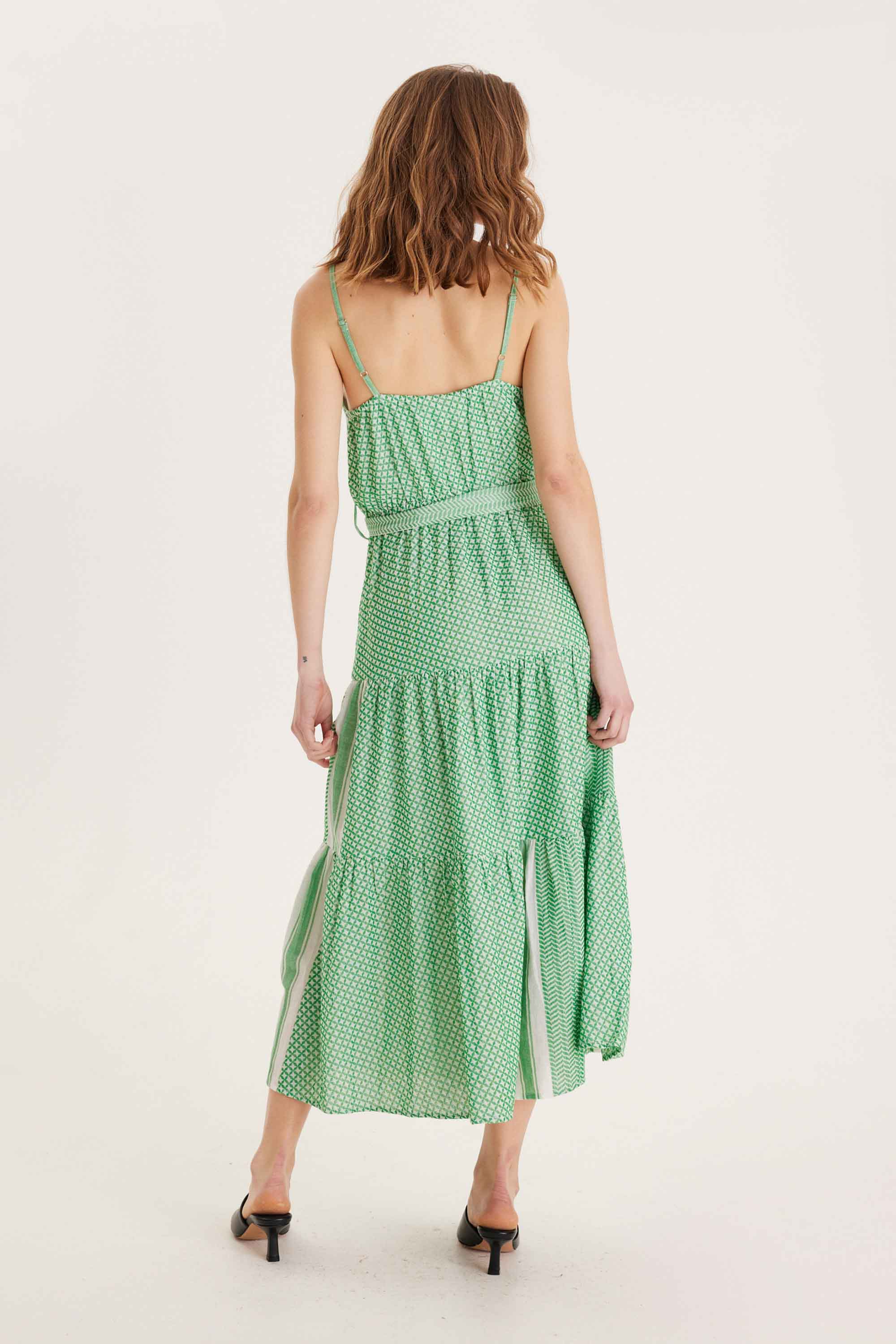 SUMMERY Copenhagen Rose Dress Dress 560 Fern Green