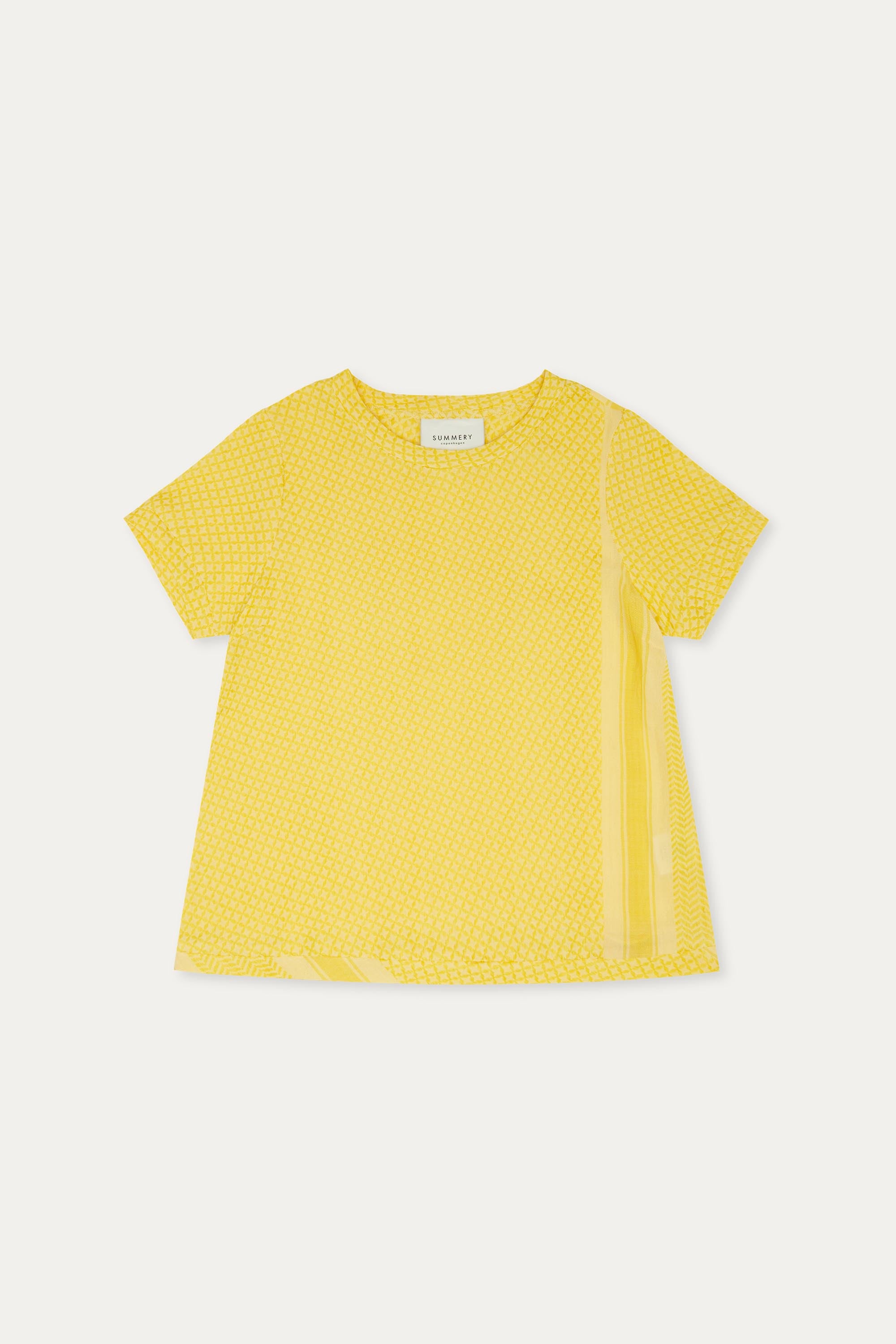 SUMMERY Copenhagen Shirt O Short Sleeves Top 579 Vibrant Yellow