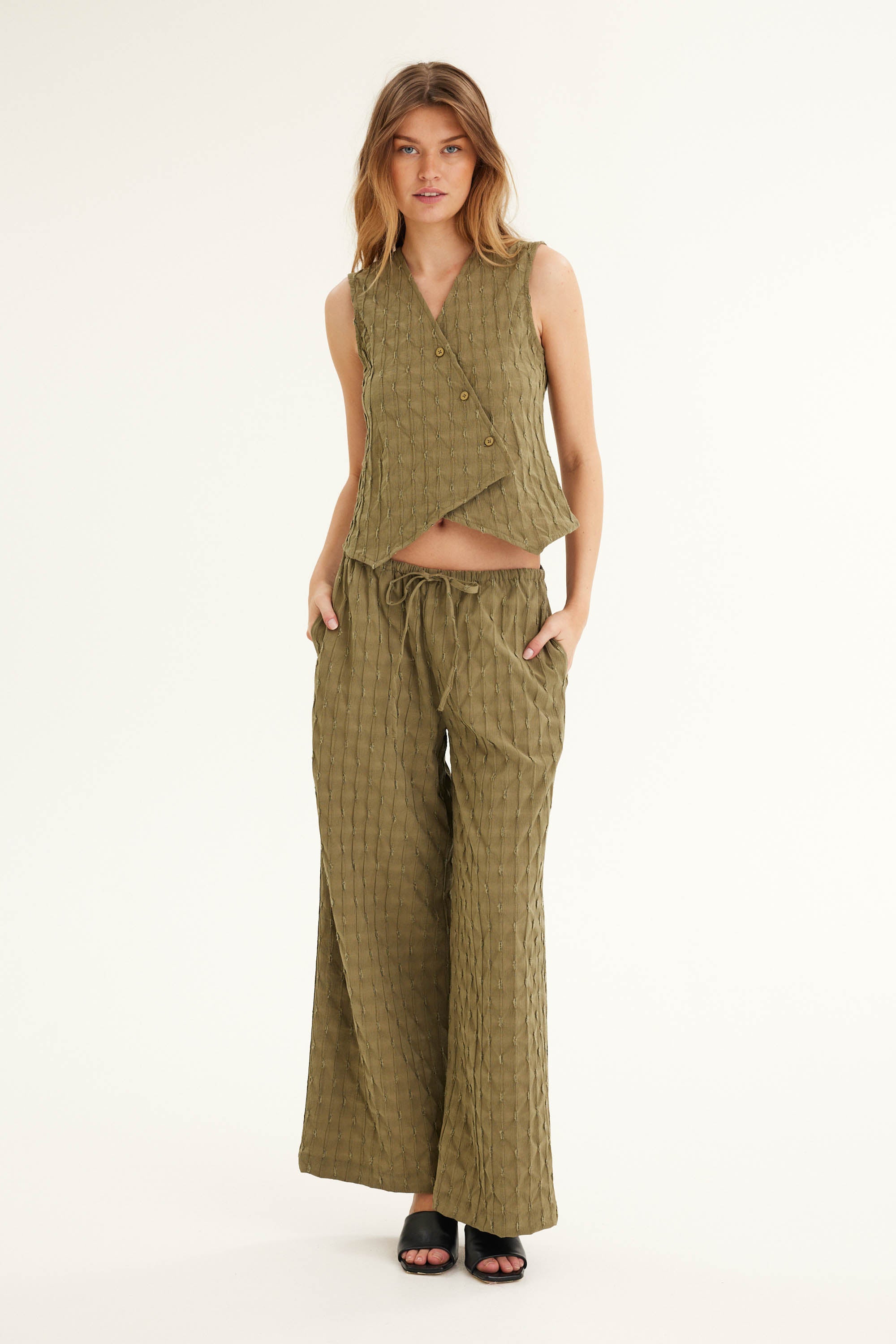 SUMMERY Copenhagen Tara Pants Trousers 629 Aloe