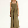 SUMMERY Copenhagen Tara Smock Dress Dress 629 Aloe